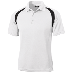 Sport-Tel Mens Moisture-Wicking Tag-Free Golf Shirt